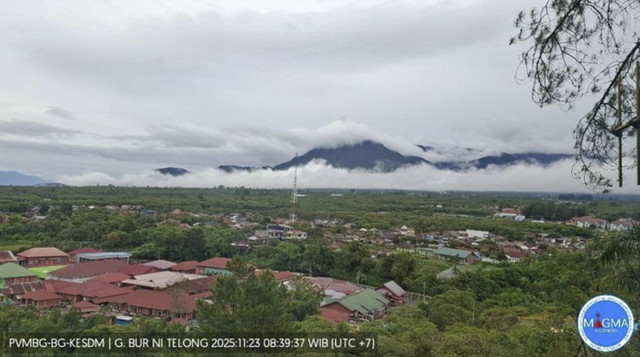Gunung Burni Telong di Aceh, naik status dari Waspada ke Siaga. Foto: Dok. Badan Geologi