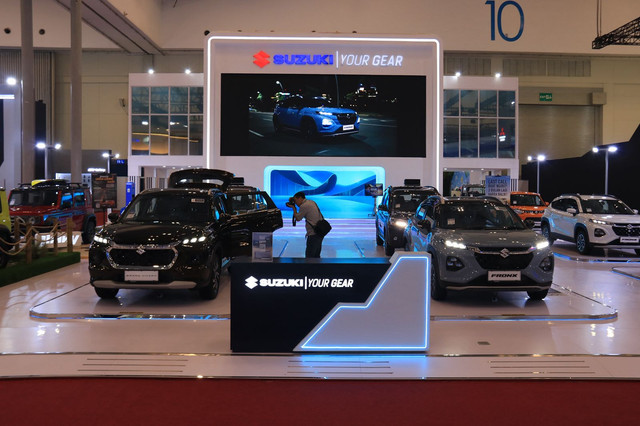 Suzuki Grand Vitara minor change meluncur di GJAW 2025, Jumat (21/11/2025). Foto: Syahrul Ghiffari/kumparan