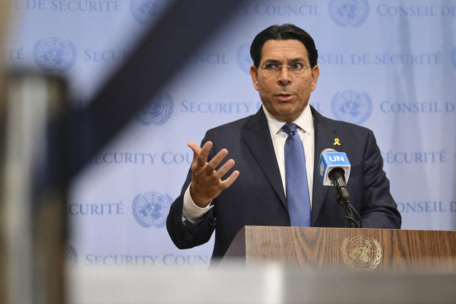 Dubes Israel untuk PBB Danny Danon. Foto: Angela Weiss/AFP