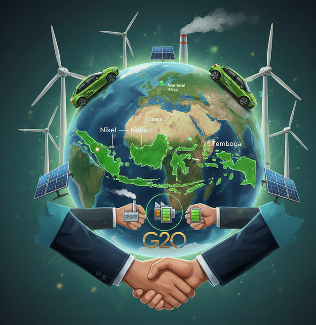 G20 Dan Energi Hijau - ilustrasi AI generated