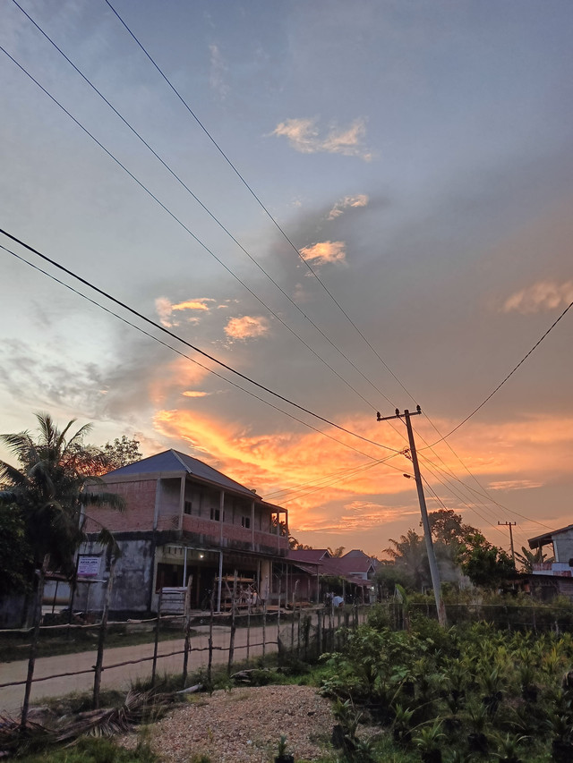 foto sebuah desa di plosok riau (Sumber, Dok, Pribadi/Shodiqin Bronco)