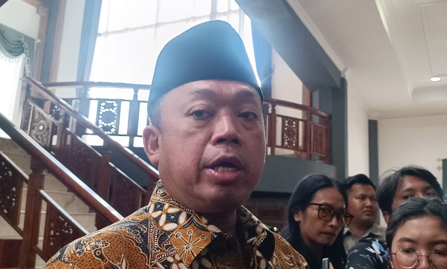 Menteri Agraria dan Tata Ruang/Kepala Badan Pertanahan Nasional (ATR/BPN) Nusron Wahid usai di Kantor Gubernur Bali, Rabu (26/11/2025). Foto: Denita BR Matondang/kumparan