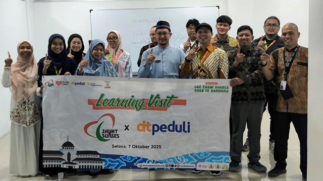 LAZ Zakat Sukses Jawa Barat laksanakan agenda Learning Visit ke LAZNAS DT Peduli (Sumber : DT Peduli)
