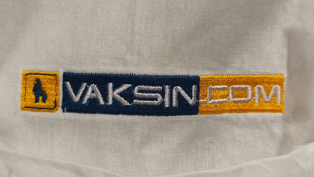 Logo Vaksincom. Foto: Thomas Bosco/kumparan