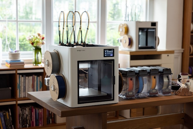 Ilustrasi 3D Food Printing. Foto: Unsplash.