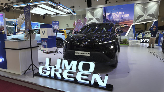 VinFast Limo Green di GJAW 2025. Foto: Fitra Andrianto/kumparan