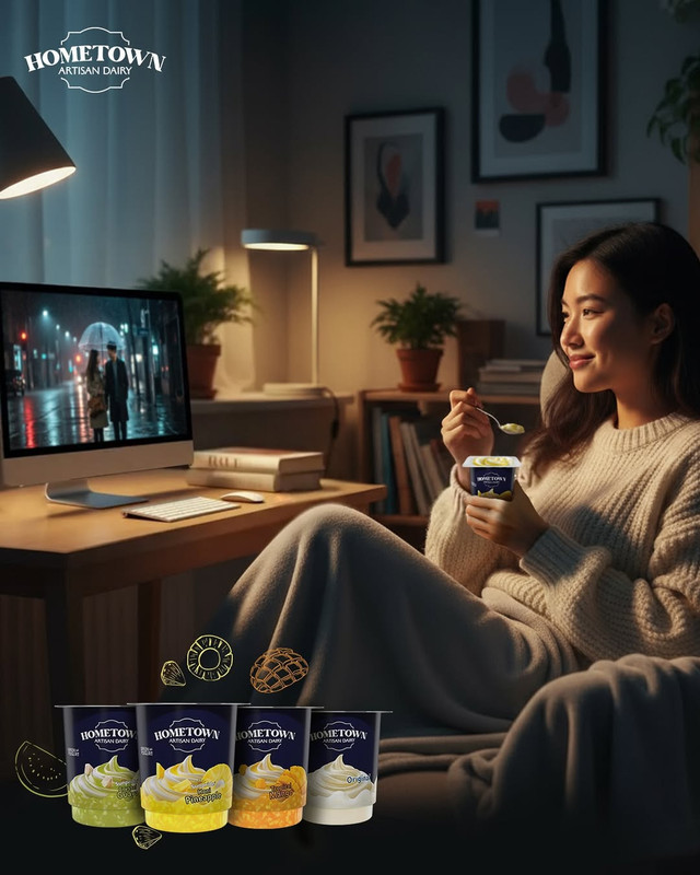 Hometown Dairy lewat rilis Hometown Greek Style Yogurt, cara baru self-care dan nikmati me-time buat perempuan. Foto: Instagram @hometowndairy.id