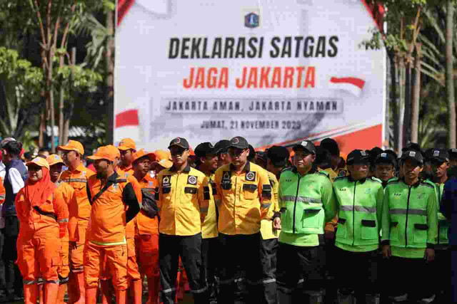 Anggota Satgas Jaga Jakarta. Foto: dok. Pemprov DKI Jakarta