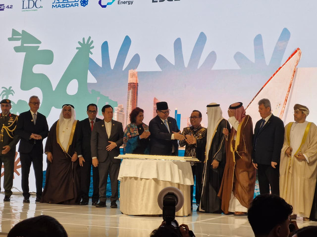 Peringatan Hari Nasional ke-54 Uni Emirat Arab yang digelar di Raffles Hotel, Jakarta, Kamis (27/11). Foto: Nadia Riso/kumparan