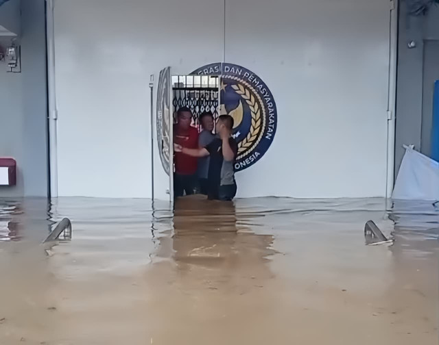 Lapas di Sibolga-Tapteng terdampak banjir Foto: Dok. Kemenimipas