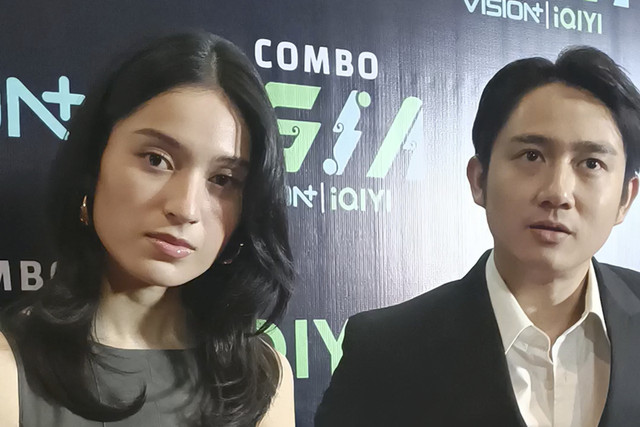 Kenny Austin dalam acara peluncuran Combo Asia kolaborasi Vision+ dan iQIYI di kawasan Kebon Sirih, Jakarta Pusat, Rabu (26/11/2025). Foto: Giovanni/kumparan