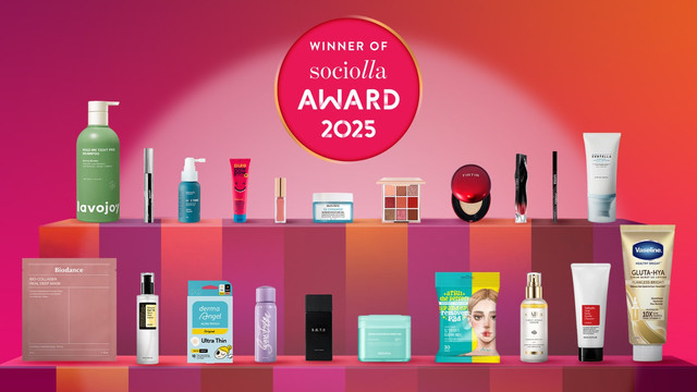 21 produk yang mememangkan Sociolla Award 2025. Foto: Sociolla