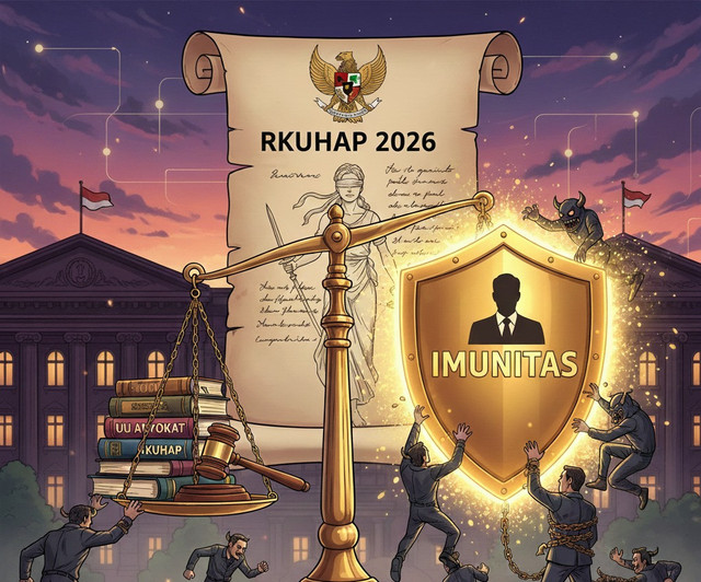 Foto: Sumber Generated ai/Ilustrasi Imunitas Advokat