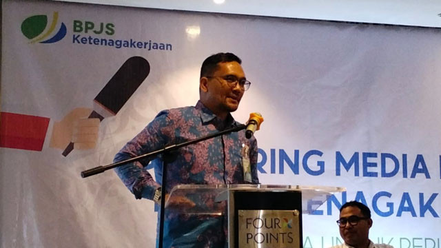 Kepala BPJS Ketenagakerjaan Manado, Maulana Siregar. 