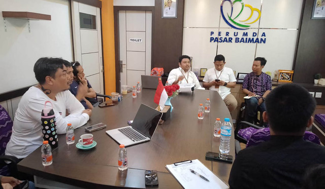 Perumda Pasar Gandeng TDA Banjarmasin Ramaikan Kembali Pasar Tradisional
