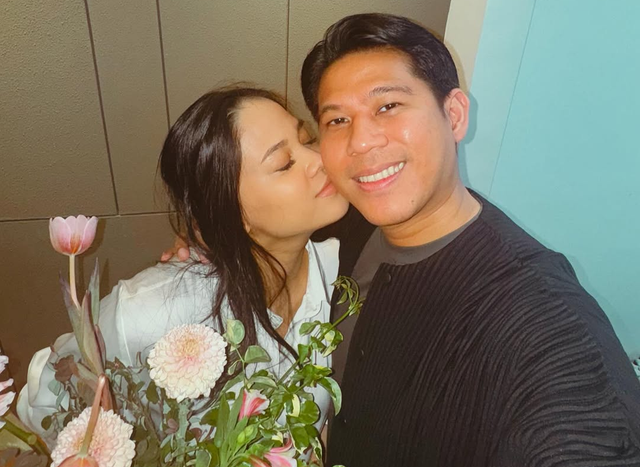 Nino Kayam dan istri. Foto: Instagram/ninokayam