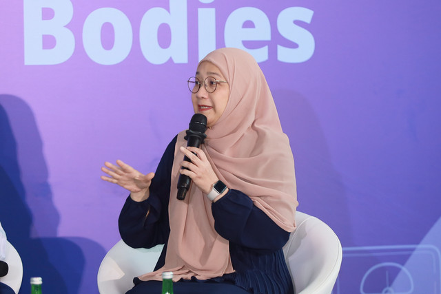 Dokter Spesialis Penyakit Dalam Subspesialis Endokrinologi, Metabolik, dan Diabetes, Dr. dr. Wismandari, Sp.P.D, Subsp. E.M.D. (K), dalam acara kumparanMOM Mom's Meet Up:Healthy Minds, Healthy Bodies, di Jakarta Selatan, Kamis (27/11/2025). Foto: Dok. Novo Nordisk Indonesia