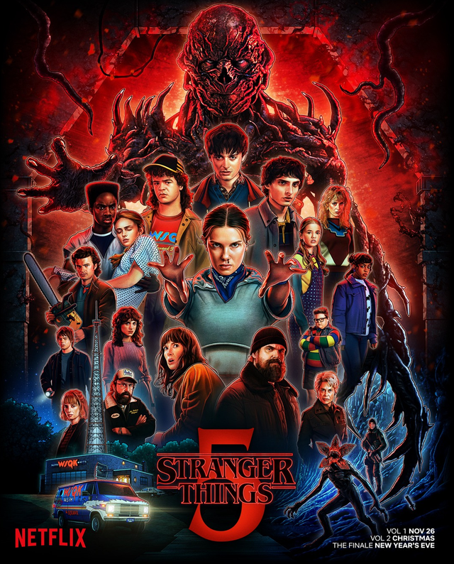 Poster Stranger Things 5. Foto: Instagram @strangerthingstv