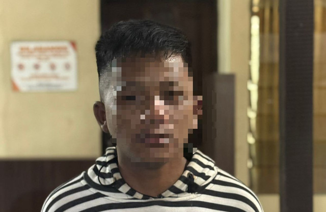 Pelaku berhasil diamankan dan sudah berada di Polsek Pontianak Selatan. Foto: Dok. Istimewa