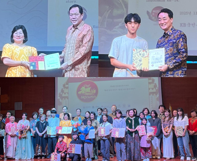 KB Bank dukung acara Penganugerahan Sastra Indonesia & Korean Culture Study 2025 di Jakarta Indonesia Korea School, Jakarta. Foto: Dok. KB Bank