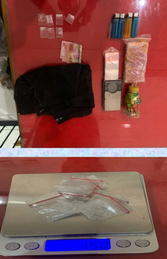 Barang bukti paket narkotika yang berhasil diamankan. Foto: Dok. Polsek Tumbang Titi 