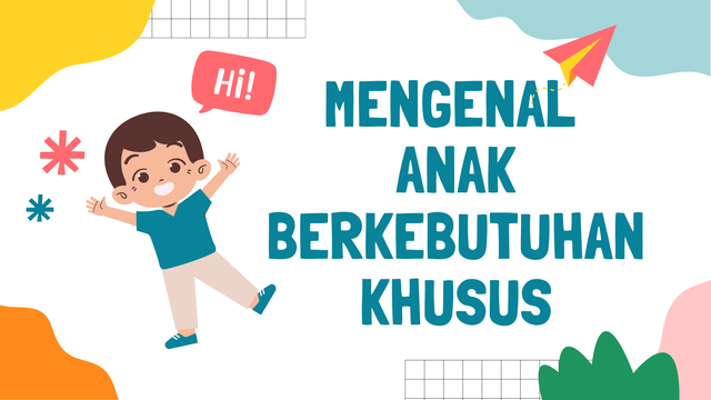 Ilustrasi anak berkebutuhan khusus (Sumber Gambar: Canva)