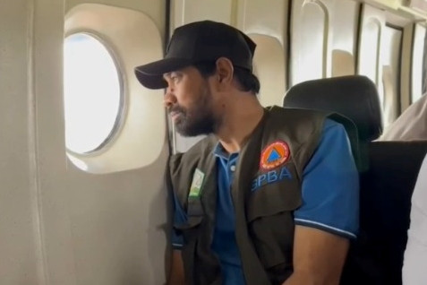 Gubenur Aceh Muzakir Manaf meninjau kondisi banjir bandang dan tanah longsor di Provinsi Aceh. Foto: Instagram/@muzakirmanaf1964