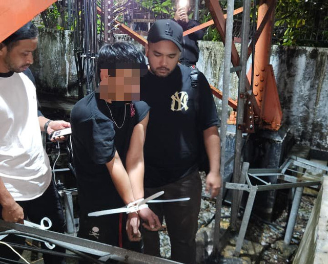 AN (27) ditangkap Tim IT dan Tim 1 Resmob Ditreskrimum Polda Kalbar. Foto: Dok. Polda Kalbar