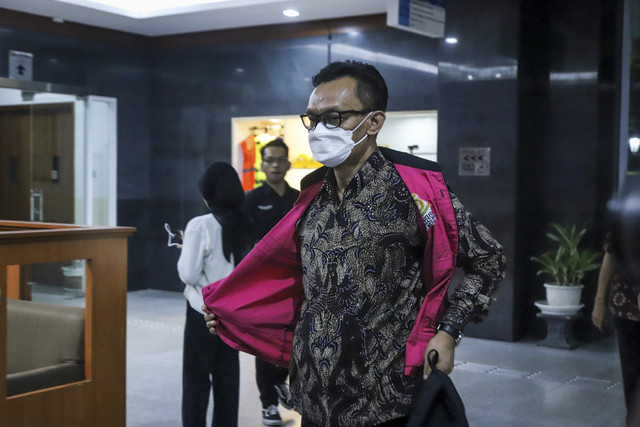 Eks Wakil Ketua Pengadilan Negara Jakarta Pusat, Muhammad Arif Nuryanta saat sidang putusan terdakwa korupsi crude palm oil (CPO) di Pengadilan Tindak Pidana Korupsi (Tipikor), Jakarta, Rabu (3/12/2025). Foto: Iqbal Firdaus/kumparan