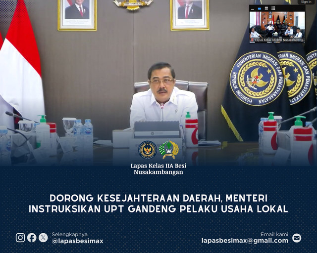 Dorong Kesejahteraan Daerah, Menteri Instruksikan UPT Gandeng Pelaku Usaha Lokal