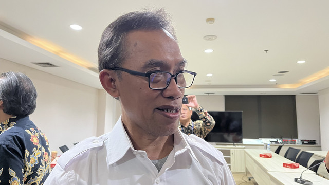 Deputi Bidang Pengkajian Keselamatan Nuklir Bapeten, Haendra Subekti, saat Media Gathering, Kamis (4/12/2025). Foto: Fariza Rizky Ananda/kumparan