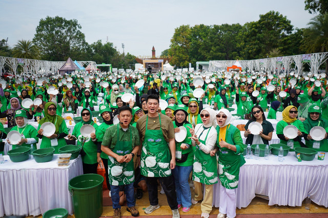 Momen Mama Cupibar di Festival Arisan Sahabat Mama Palembang. Foto: dok. Mama Lemon