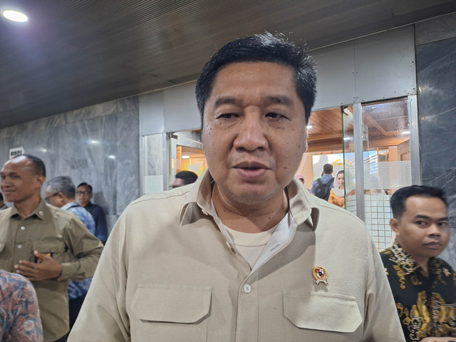 Menteri PKP Maruarar Sirait dalam Rapat Kerja bersama Komisi V DPR RI di Kompleks Parlemen, Jakarta Pusat pada Kamis (4/12/2025). Foto: Argya D. Maheswara/kumparan 