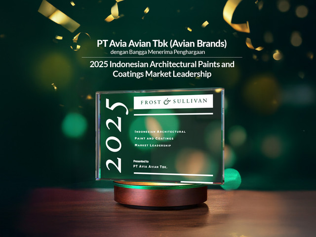 Penghargaan PT Avia Avian Tbk. Foto : Istimewa