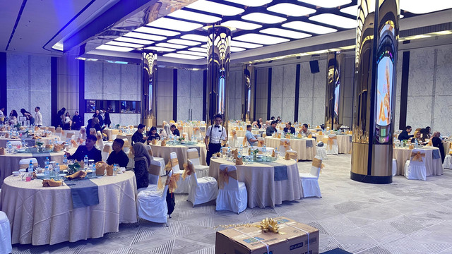 Wajah baru dari Diamond Ballroom di Hotel Golden Tulip Pontianak. Foto: Alycia Tracy Nabila/Hi!Pontianak