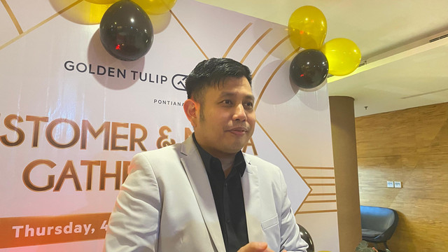 General Manager Golden Tulip Pontianak, Bangkit Ciptadi. Foto: Alycia Tracy Nabila/Hi!Pontianak