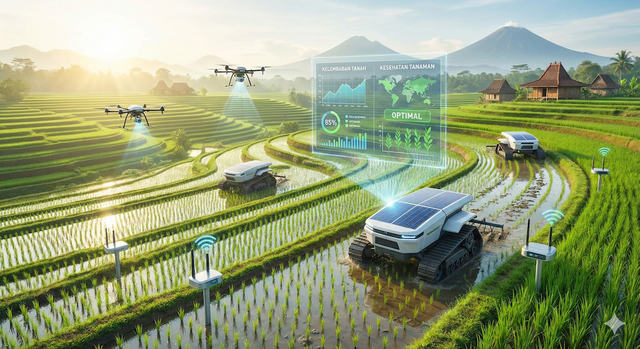 Gambaran Pertanian Modern - Generated by Ai Gemini