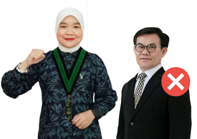 Pengurus PB HMI, Nur Ghina Muslimah (kiri) - Deputi I Kemenpora, Dr. Drs. Yohan, M.Si. (Ist)