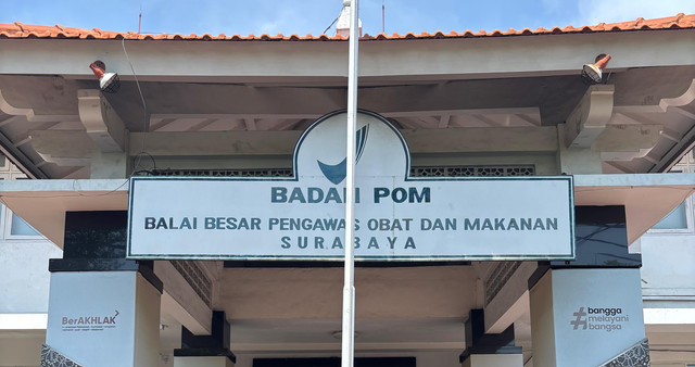 Balai Besar Badan Pengawas Obat dan Makanan Surabaya. (Sumber: Dokumentasi Pribadi)
