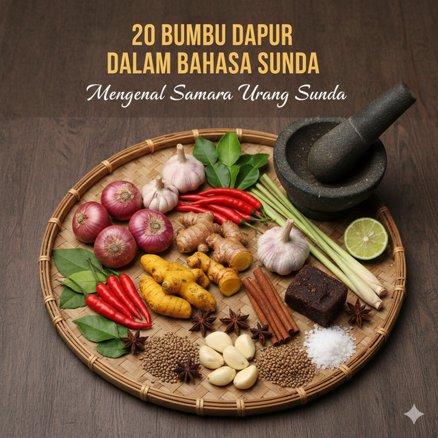 Dokumen Pribadi: Ilustrasi bumbu dapur