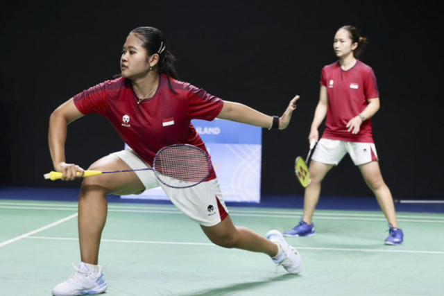 Rachel Allessya Rose/Febi Setianingrum membela Indonesia di SEA Games 2025. Foto: X/ @INABadminton