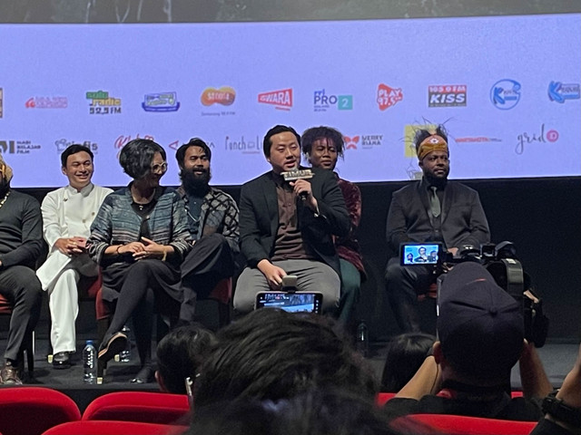 Produser film Timur, Ryan Santoso saat Press Screening & Conference Film "Timur" di XXI Epicentrum, Jakarta, Kamis (4/12/2025). Foto: Salsha Okta Fairuz/kumparan