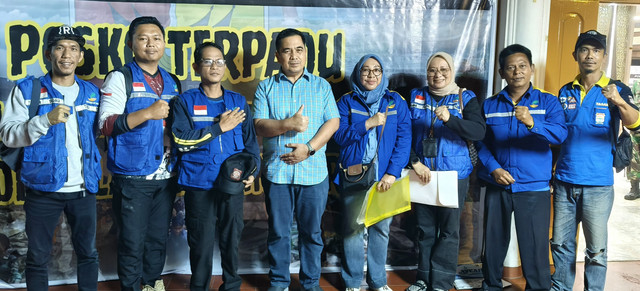 Bantuan dari Pemkot Palembang telah tiba dan diserahkan kepada pemerintah daerah wilayah terdampak bencana/ist. 