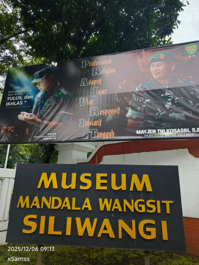 Tampak dari jalanan - Museum Mandala Wangsit Siliwangi 