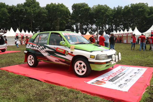 Daihatsu Charade rally di Daihatsu Kumpul Sahabat Malang 2025. Foto: Fitra Andrianto/kumparan