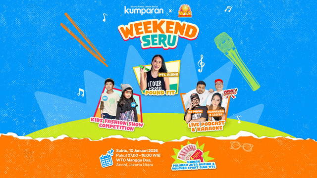 Weekend Seru kumparan. Foto: kumparan