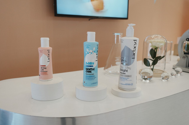 Tampilan dan produk baru yang diluncurkan Lactacyd. Foto: Lactacyd Indonesia