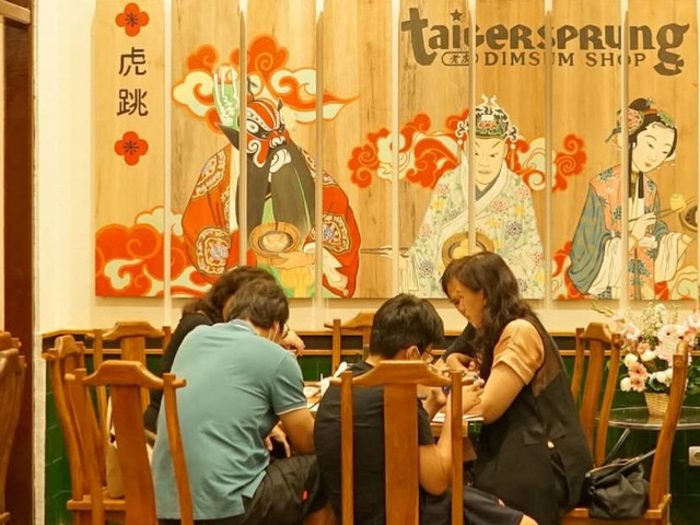 Taigersprung Dimsum, resto yang menjual berbagai jenis dimsum fresh dengan harga terjangkau. Foto: Doc. Taigersprung