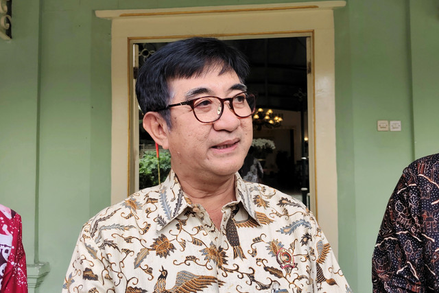 Kepala Kanwil BPN DIY Sepyo Achanto di Kepatihan Pemda DIY, Senin (8/12/2025). Foto: Arfiansyah Panji Purnandaru/kumparan