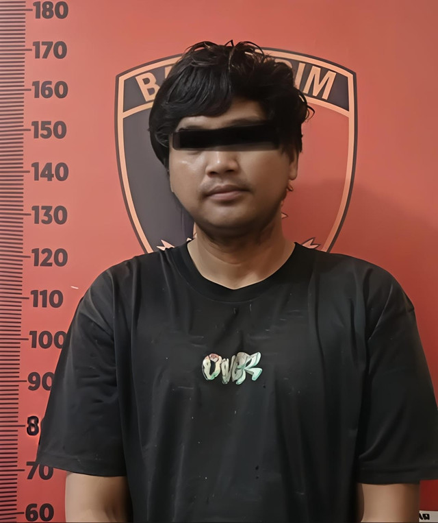 Pria di Ogan Komering Ilir (OKI) yang melakukan penusukan terhadap dua pelajar. Foto : Istimewa